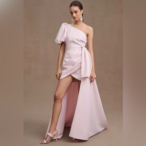 SACHIN & BABI Emerson One-Shoulder Convertible Taffeta Mini Dress